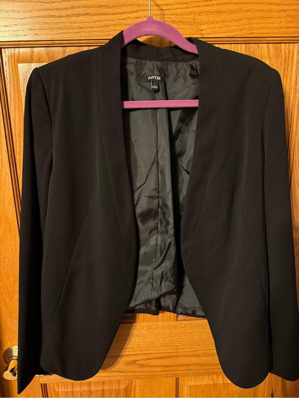 Apt. 9 Black Open-Front Women's Blazer